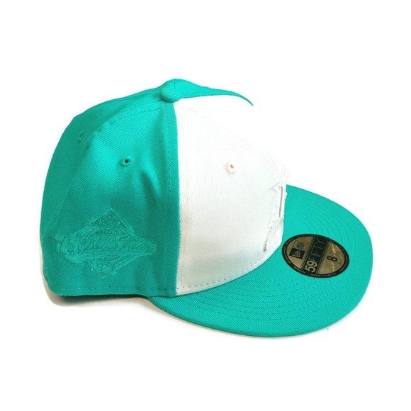 59Fifty New Era Size 8 Florida Miami Marlins Fitted Hat Cap 1997 World Series - Picture 3 of 8